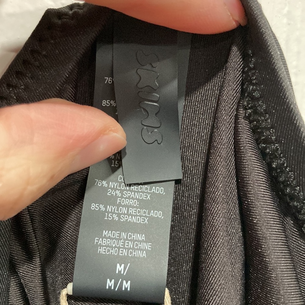 Skims NWT Black Swim Scoop Neck One Piece SZ XS, S, M, L - Picture 8 of 13